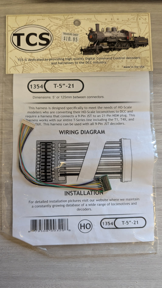 TCS 1354 T-5 8-9 Pin Harness